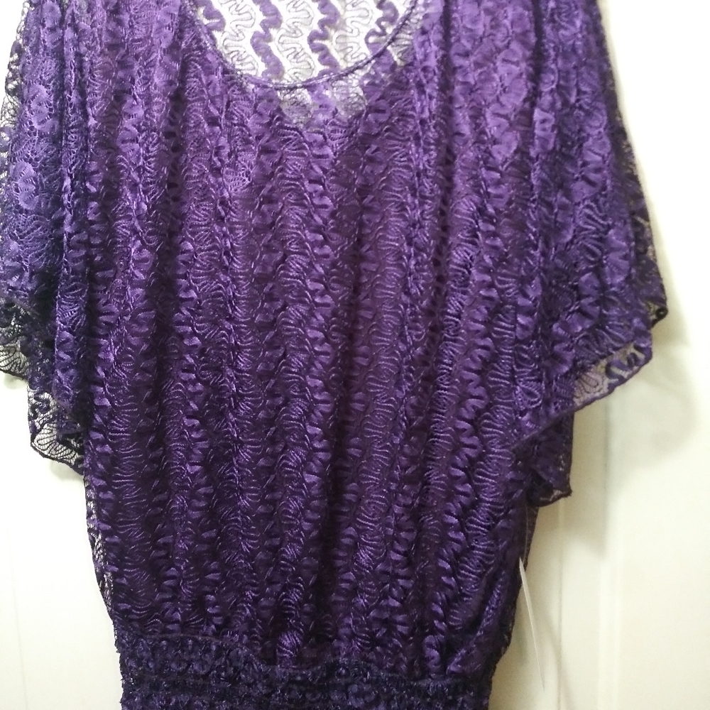 NEW Purple Lace Top